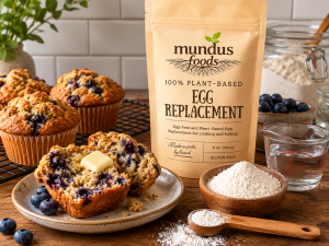 eggless egg replacer, vegan egg replacer, plant-based egg replacer, egg substitute for baking, egg replacement mix, egg-free baking, vegan baking, plant-based baking, dairy-free baking, baking binder, egg-free cookies, egg-free muffins, egg-free pancakes, egg-free quick breads, vegan scramble base, plant-based omelette base, savory egg-style recipes, eggless breakfast, pantry staple, Mundus Foods egg replacer, eggless egg replacer, vegan egg replacer, plant based egg replacer, egg free baking binder, vegan baking binder, dairy free egg substitute, egg substitute for baking, egg replacer for cookies, egg replacer for cakes, egg replacer for pancakes, egg replacer for muffins, vegan scrambled egg mix, plant based scramble, vegan omelet base, egg free breakfast, allergy friendly egg replacer, vegan quiche binder, egg free french toast batter, plant based baking aide, no egg baking mix, vegan pantry staples, plant based comfort food, dairy free comfort food, egg free baking, dairy free baking, vegan baking mix, plant based baking mix, allergy friendly baking, vegan brunch ideas, dairy free brunch, vegan holiday baking, dairy free holiday baking, plant based family meals, vegan meal prep, dairy free weeknight dinner, Portland vegan food, Portland dairy free food, Oregon vegan food, small batch vegan food, farmers market vegan food, plant based foods Portland, dairy free foods Portland