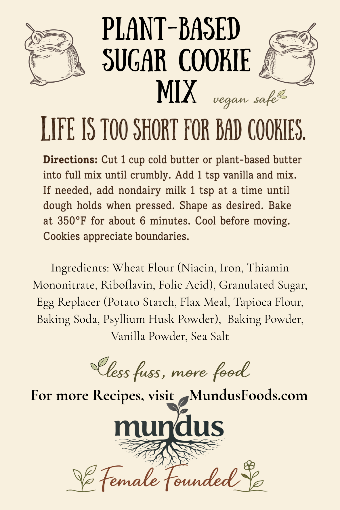vegan sugar cookie mix, plant-based sugar cookies, dairy-free cookie mix, easy sugar cookie mix, baking mix, vegan sugar cookie mix, dairy free sugar cookies, egg free sugar cookies, plant based sugar cookies, vegan holiday cookies, dairy free holiday cookies, eggless cut out cookies, vegan cut out cookies, dairy free Christmas cookies, plant based cookie decorating, vegan cookie bars, dairy free cookie crust, vegan shortbread style cookies, egg free vanilla cookies, dairy free tea cookies, vegan lunchbox cookies, plant based birthday cookies, vegan pie crust cookie base, vegan pantry staples, plant based comfort food, dairy free comfort food, egg free baking, dairy free baking, vegan baking mix, plant based baking mix, allergy friendly baking, vegan brunch ideas, dairy free brunch, vegan holiday baking, dairy free holiday baking, plant based family meals, vegan meal prep, dairy free weeknight dinner, Portland vegan food, Portland dairy free food, Oregon vegan food, small batch vegan food, farmers market vegan food, plant based foods Portland, dairy free foods Portland