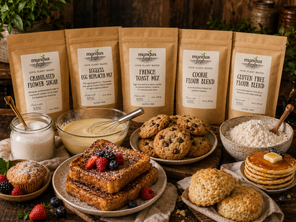 Mundus Foods, Mundus, plant-based foods, vegan food brand, dairy-free food brand, gluten-free food brand, plant-based pantry staples, vegan pantry staples, dairy-free comfort food, plant-based comfort food, real food less fuss, vegan convenience food, plant-based convenience food, Portland vegan food, Portland plant-based food, Oregon vegan food, Oregon plant-based food, female founded food brand, LGBTQ founded food brand, small batch vegan food, locally made plant-based food, clean label vegan food, whole food plant-based products, plant based cooking, vegan cooking, dairy free cooking, gluten free cooking, plant based recipes, vegan recipes, dairy free recipes, gluten free recipes, easy vegan meals, easy plant based meals, vegan baking, gluten free baking, dairy free baking, plant based baking, vegan comfort food, gluten free comfort food, vegan pantry meals, plant based pantry staples, vegan meal ideas, dairy free meal ideas, food business behind the scenes, small food business, farmers market food business, Portland food maker, Oregon food maker, vegan cream cheese, dairy free cream cheese, plant based cream cheese, cultured vegan cream cheese, cashew cream cheese, dairy free spread, vegan cheese spread, vegan queso, dairy free queso, plant based queso, vegan whipped cream, dairy free whipped cream, plant based whipped cream, plant based baking mix, vegan baking mix, gluten free baking mix, dairy free baking mix, vegan pancake mix, plant based pancake mix, gluten free pancake mix, vegan waffle mix, vegan muffin mix, vegan cake mix, vegan biscuit mix, vegan cobbler topping, vegan coffee cake mix, vegan everything mix, plant based everything mix, multipurpose baking mix, vegan all purpose baking mix, dairy free dessert mix, egg free baking mix, vegan cookies, gluten free cookies, vegan sugar cookies, vegan chocolate chip cookies, gluten free chocolate chip cookies, refined sugar free baking mix, vegan side dishes, plant based side dishes, dairy free side dishes, easy vegan sides, vegan comfort sides, vegan cornbread mix, plant based cornbread, vegan gravy mix, dairy free gravy, plant based gravy, vegan biscuits and gravy, vegan broccoli rice, dairy free cheesy rice, vegan cheesy potatoes, plant based mashed potatoes, vegan soup mix, plant based soup mix, pantry soup mix, easy vegan dinner sides, food that feels possible, easy nourishing meals, accessible plant based food, non fussy vegan food, simple vegan food, approachable plant based cooking, real food for real life, comfort food without dairy, better pantry staples, easy food for busy people, low effort vegan meals, weeknight vegan food, pantry friendly vegan recipes, plant based food for families, vegan food for non vegans, dairy free food that tastes good, gluten free food that tastes good, plant based food made simple, vegan food without weird ingredients, less processed vegan food, whole ingredient vegan food, PDX vegan food, PDX plant based, Beaverton Farmers Market, Beaverton vegan food, Portland farmers market food, local vegan food Portland, small batch food Portland, Portland dairy free food, Portland gluten free food, Pacific Northwest vegan food, PNW plant based food, Oregon made food, local food brand Oregon, clean label vegan food, real ingredient food, whole food ingredients, responsibly made food, plant based whole foods, vegan food without fillers, dairy free without weird ingredients, gluten free real food, intentional food brand, sustainable food brand, regenerative food brand, local ingredient food brand, community based food brand, inclusive food brand, food for everyone, accessible vegan food